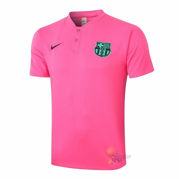 Calcio Maglie Polo Barcellona 2020 2021 Rosa